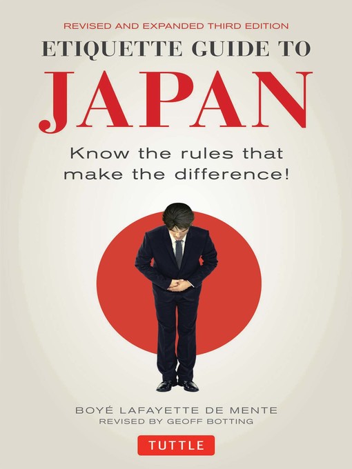 Title details for Etiquette Guide to Japan by Boye Lafayette De Mente - Available